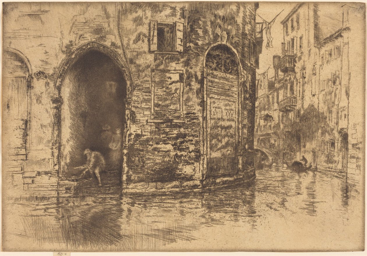 Zwei Türöffnungen von James McNeill Whistler