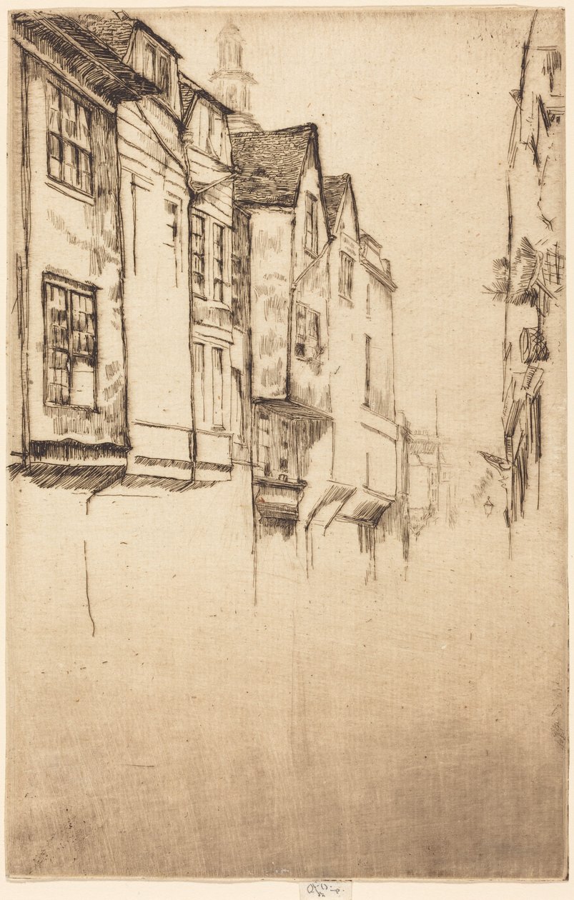 Wych Street von James McNeill Whistler