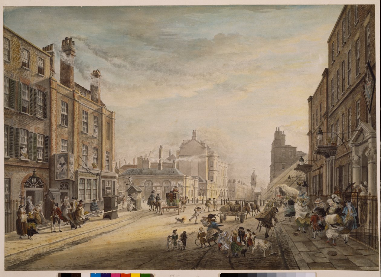 Blick Richtung Hanover Square mit Holles Street, London von James Miller