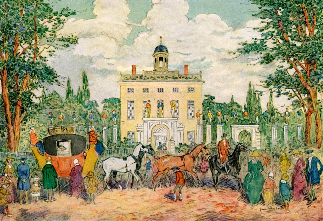 Timothy Dexter House, Newburyport, Massachusetts, USA, 18. Jahrhundert von James Preston