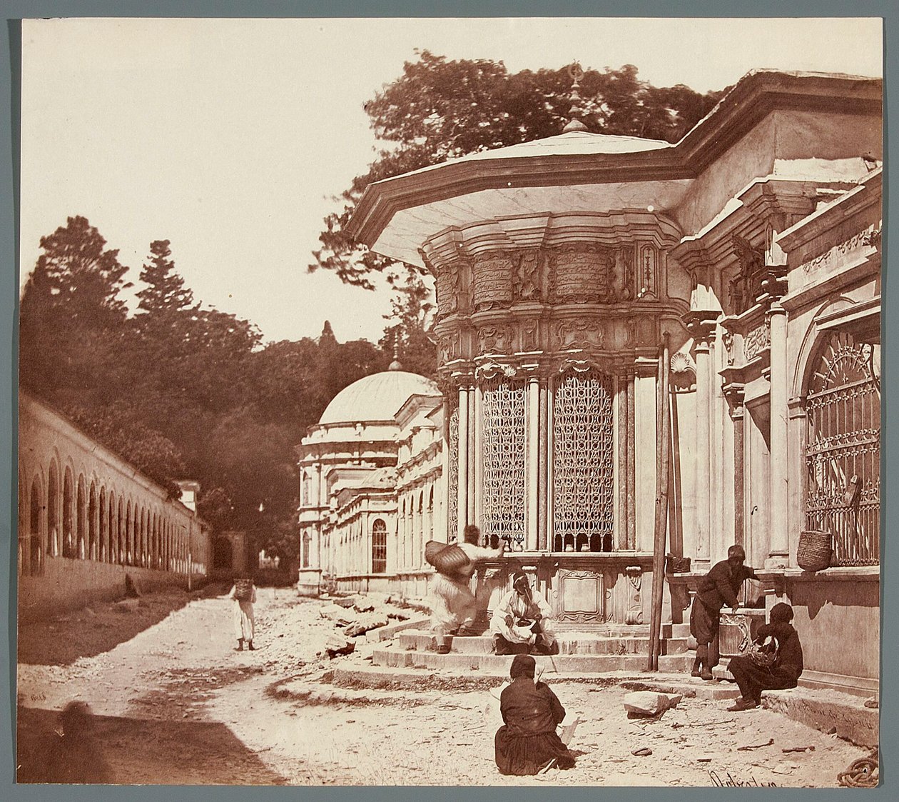 „Brunnen von Eyoub“ [Istanbul. Brunnen des Sultans Eyüp?] von James Robertson