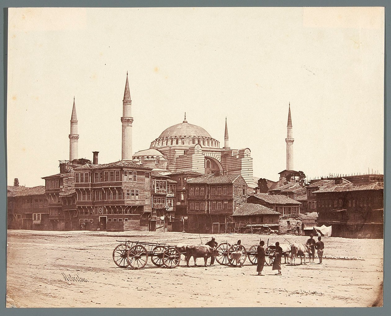 „Ste Sophie“ [Istanbul. Ayasofya-Moschee (Hagia Sophia)] von James Robertson