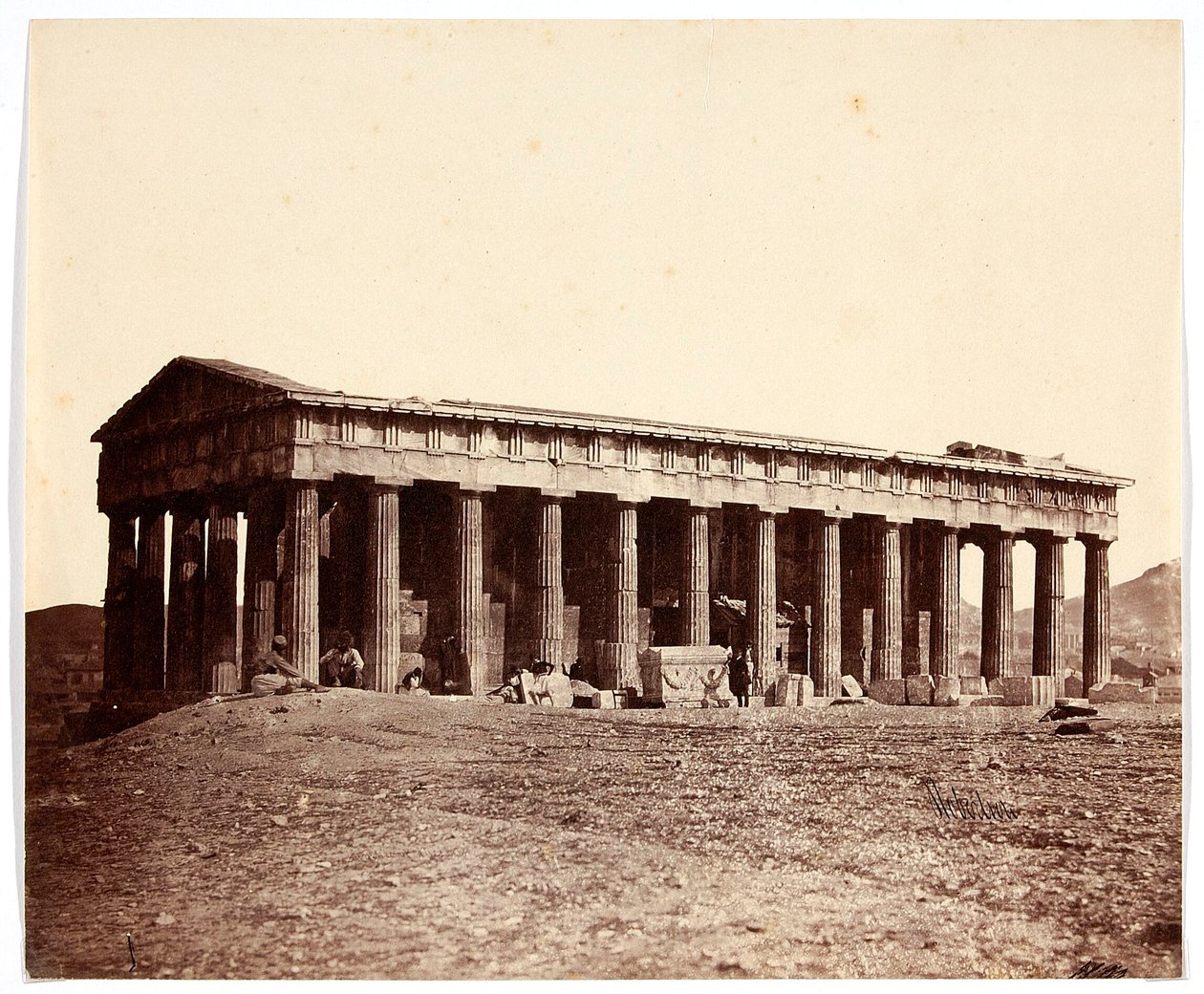 „Theseustempel“ [Athen. Theseion - eigentlich Hephaistostempel] von James Robertson