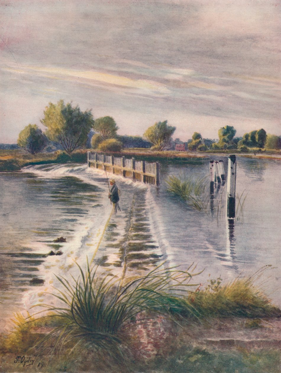 Wehr bei Chertsey, 1911, 1914 von James S Ogilvy