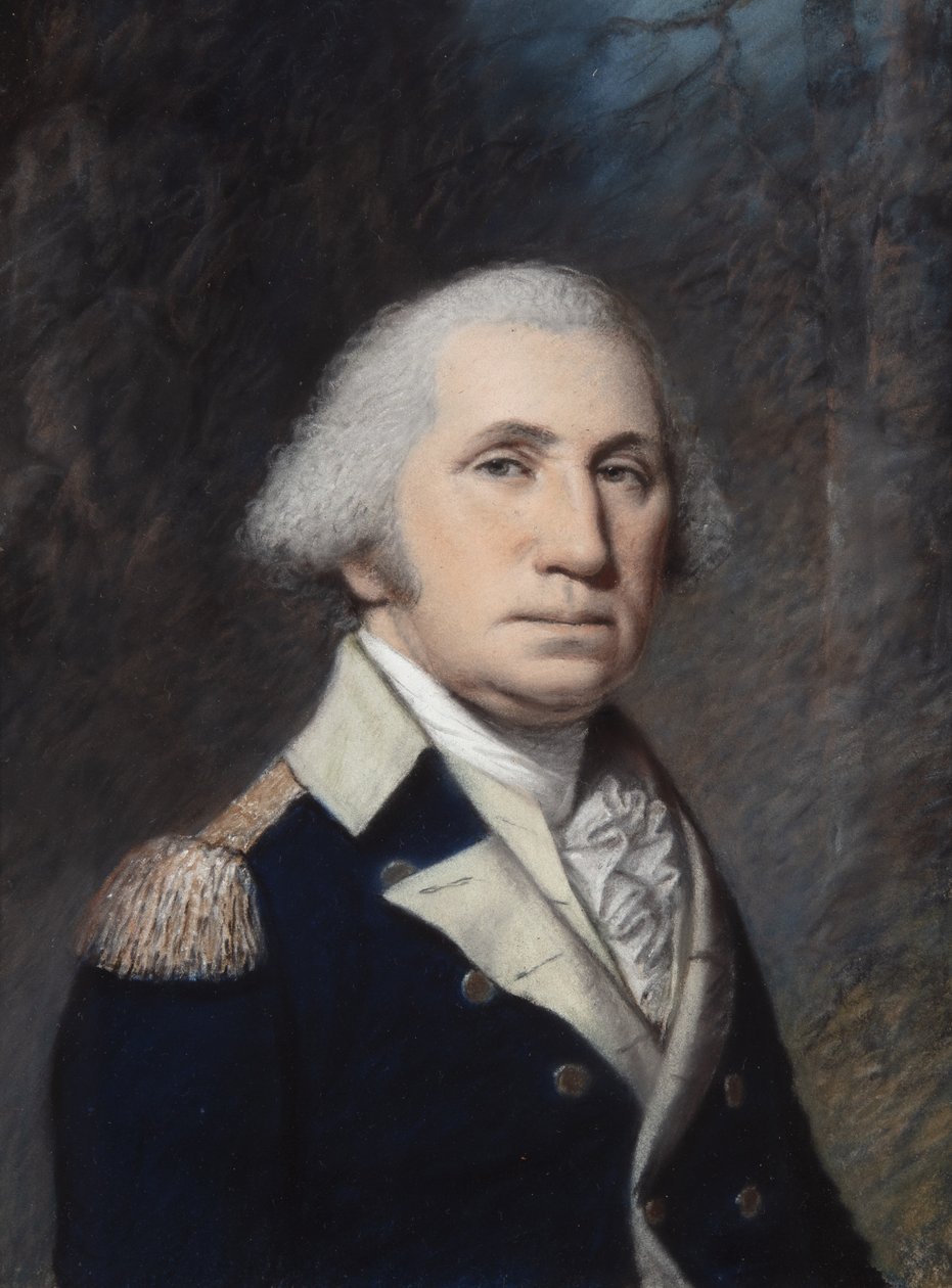 George Washington, wahrscheinlich 1796-97 von James Sharples