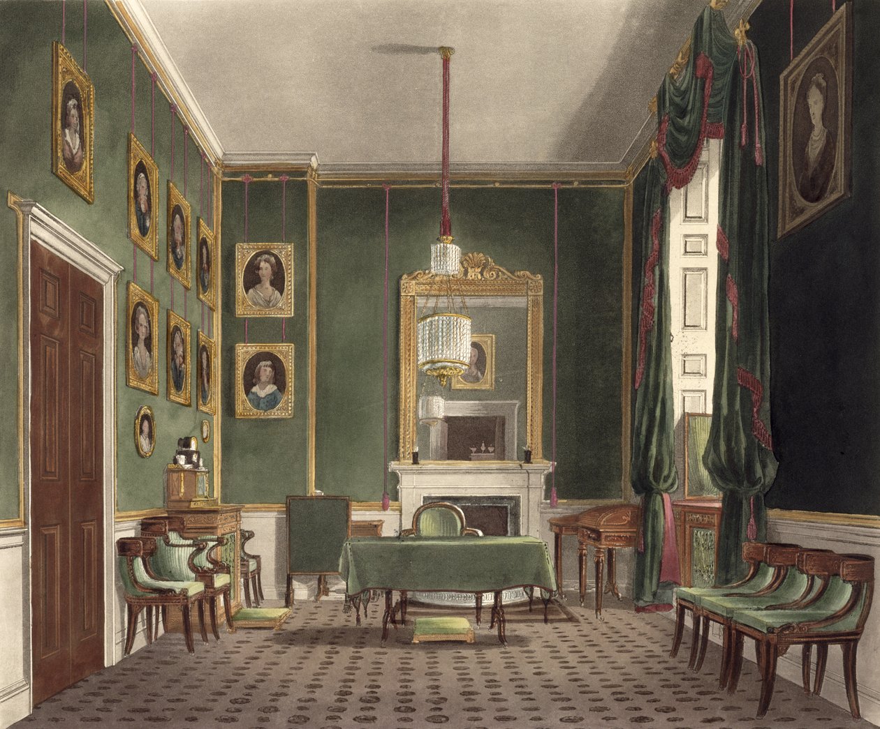 Der grüne Schrank, Buckingham House, aus 