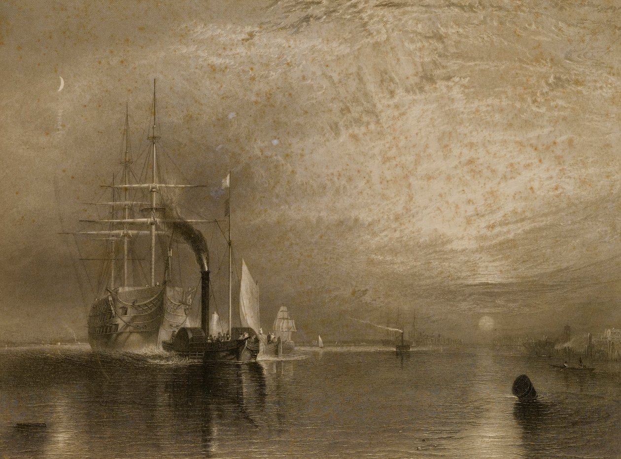 Die alte Temeraire von James Tibbitts Willmore