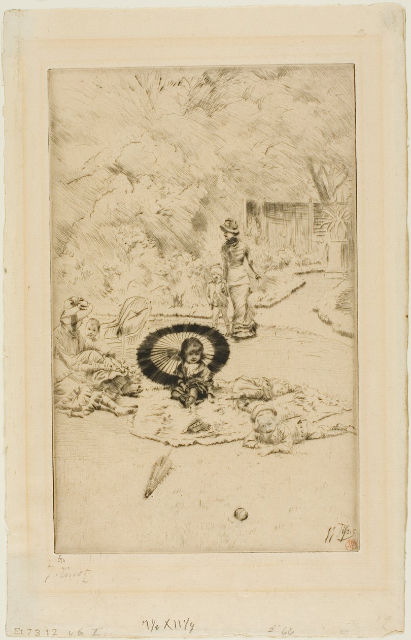 Ein Kinder-Gartenfest von James Tissot