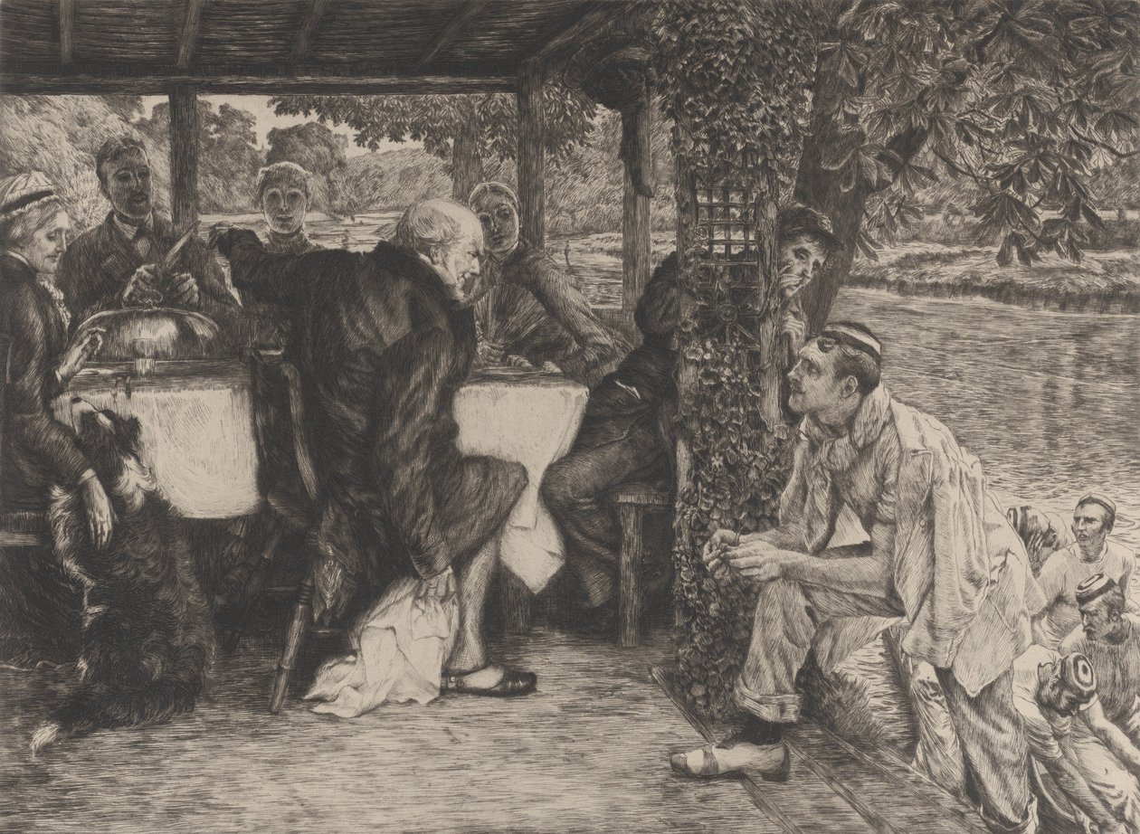 Das Gleichnis vom verlorenen Sohn, Nr. IV: Das gemästete Kalb von James Tissot