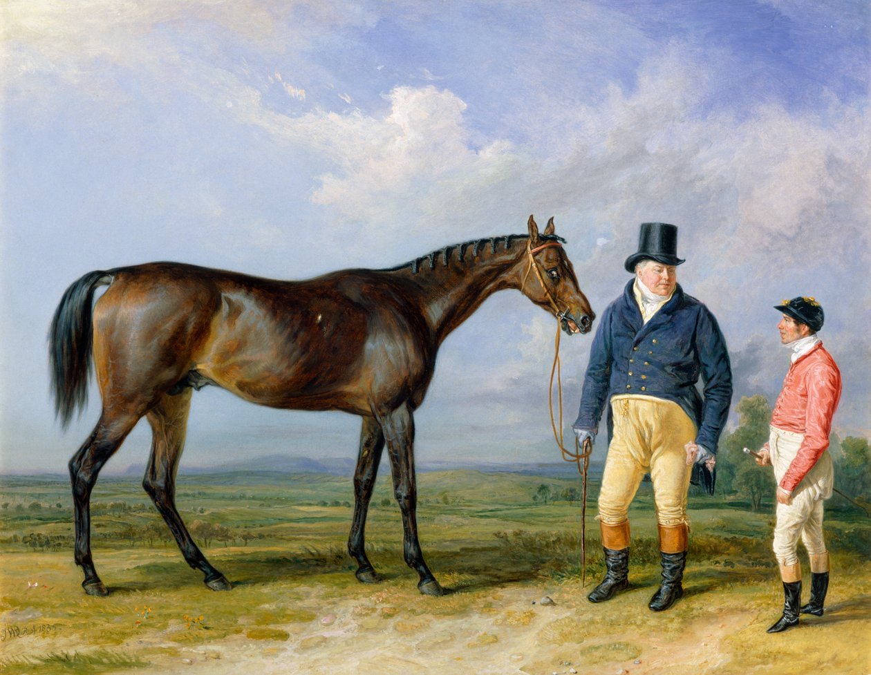 Rockingham mit seinem Besitzer John Theobald von James Ward