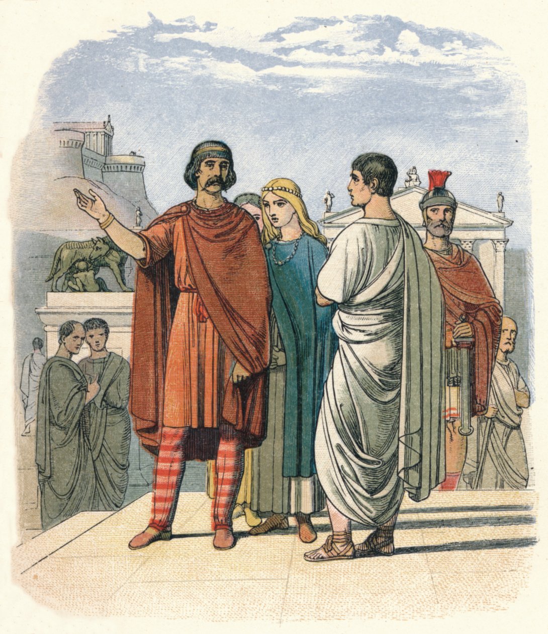 Caractacus in Rom. A.D. 52, 1864 von James William Edmund Doyle