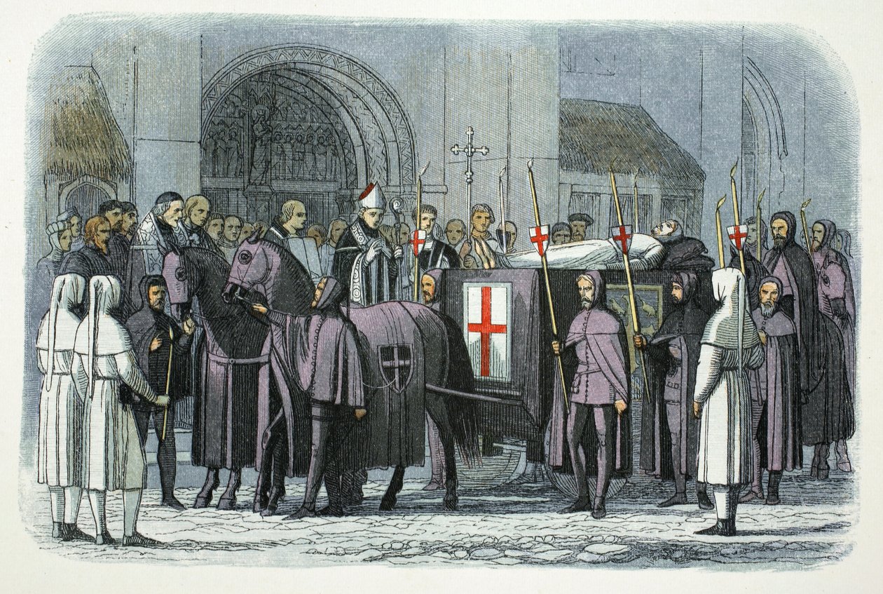 Der Leichnam von Richard II. wird zur St. Paul