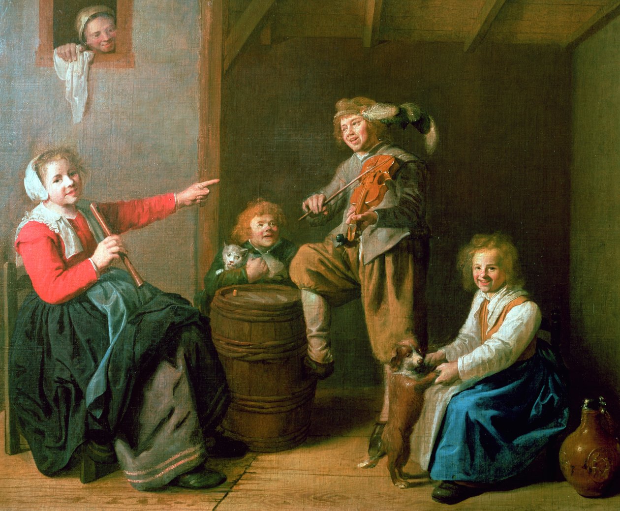 Die musikalische Gesellschaft, 17. Jahrhundert von Jan Miense Molenaer