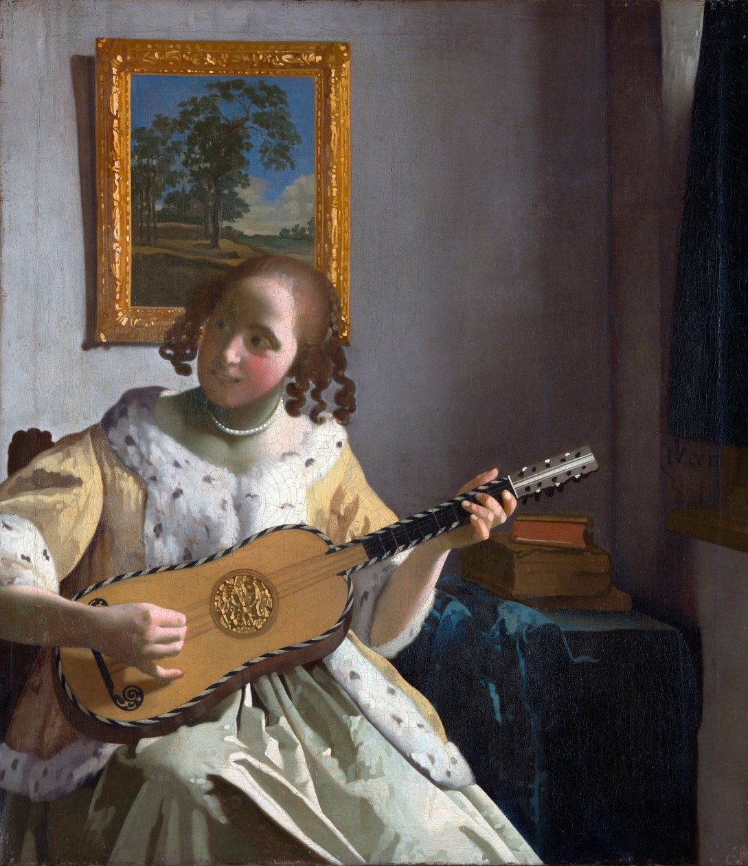 Die Gitarrenspielerin von Johannes Vermeer