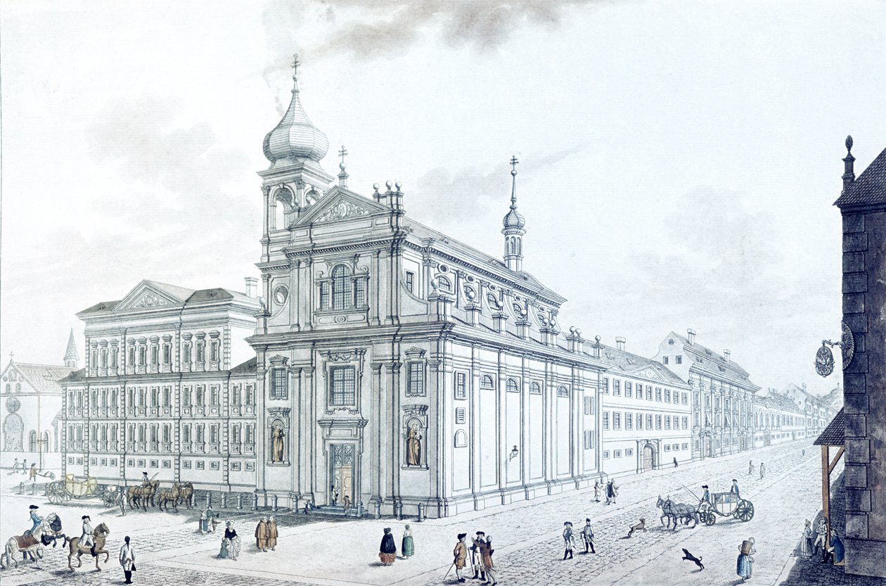 Kirche der Hibernianer (irische Franziskaner) und Hibernianer Straße von Jan Balzer