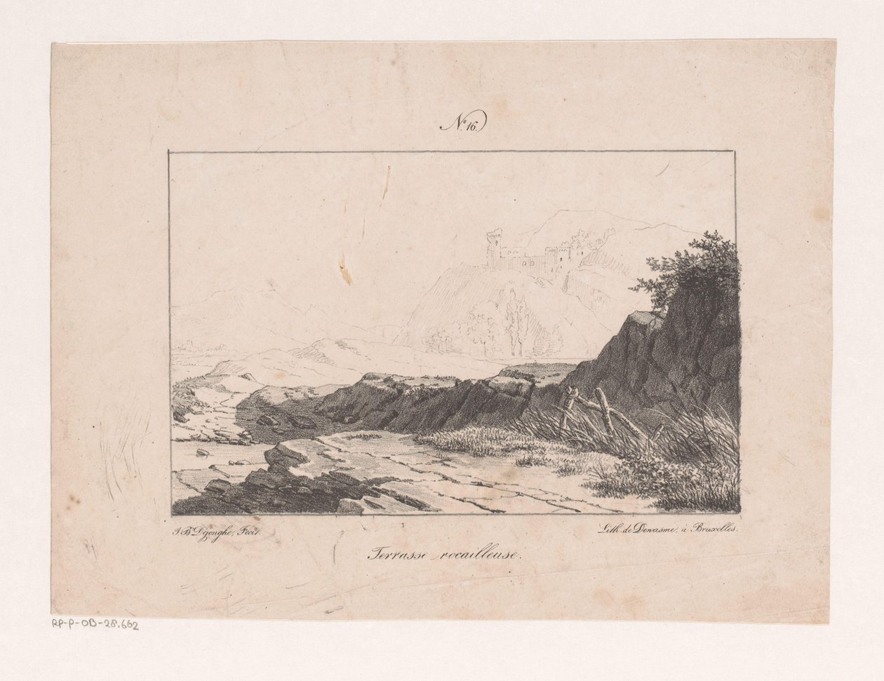 Felsplateau von Jan Baptiste de Jonghe