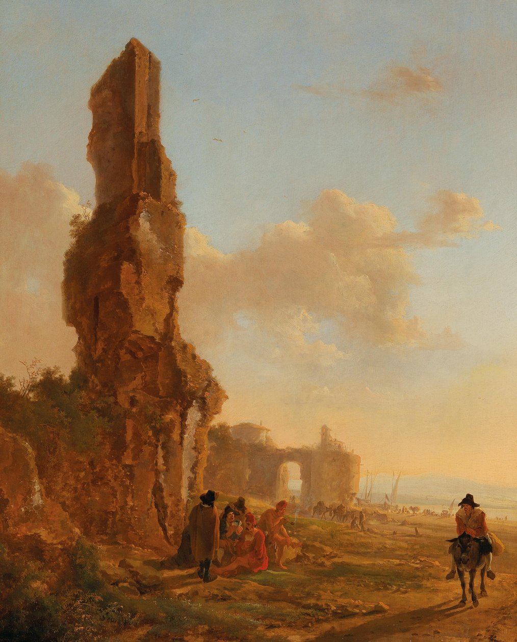 Eine italienische Landschaft mit Ruinen von Jan Both