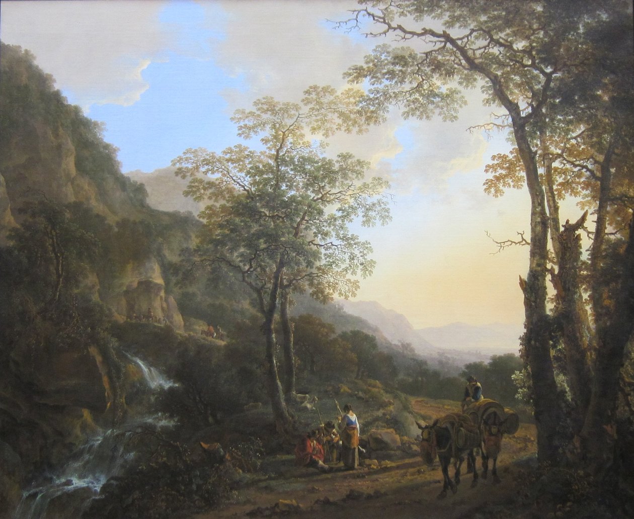 Südliche Berglandschaft mit ruhenden Hirten von Jan Both