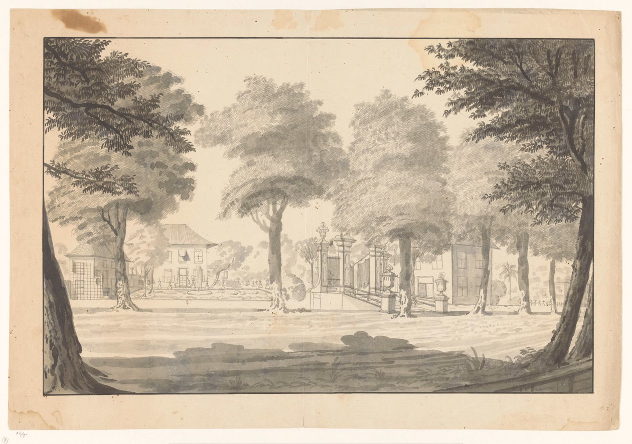 Haus an der Straße nach Rijswijk von Jan Brandes