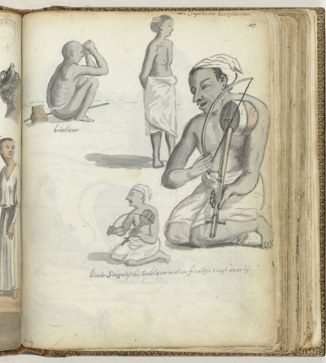 Volkstypen auf Ceylon von Jan Brandes