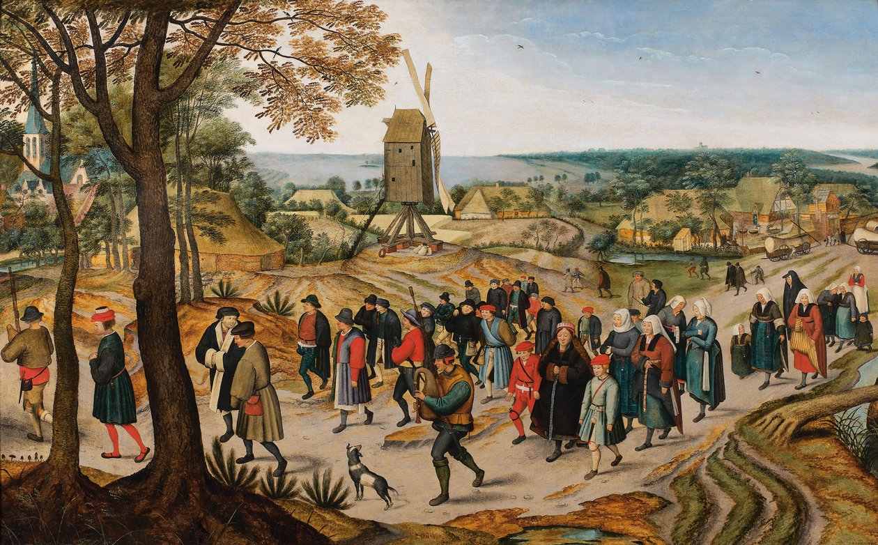 Der Hochzeitszug, 1627 von Jan Brueghel the Younger