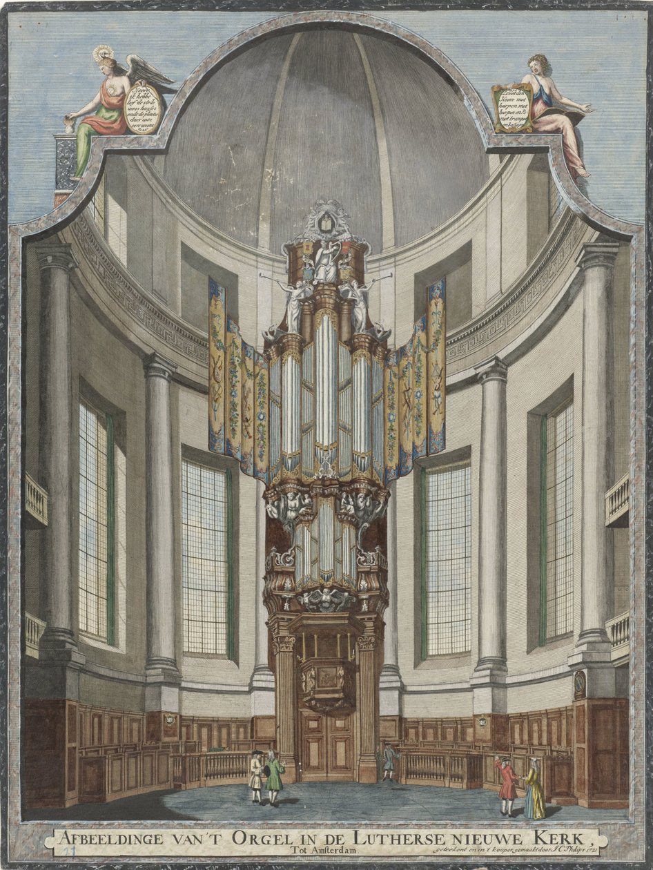 Orgel der Neuen Lutherischen Kirche in Amsterdam von Jan Caspar Philips