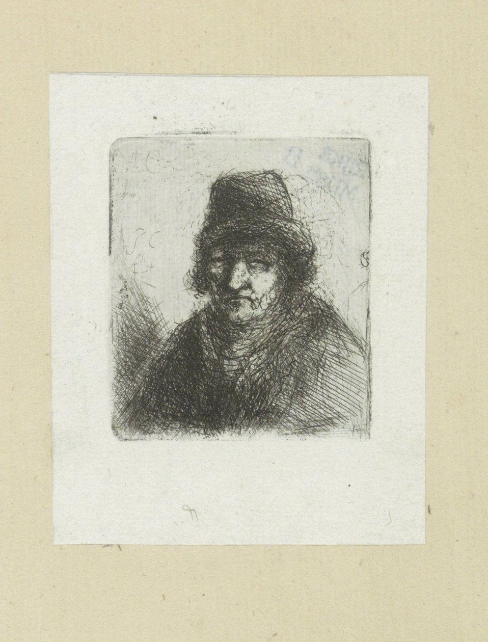 Erwachsener Mann mit Hut von Jan Chalon