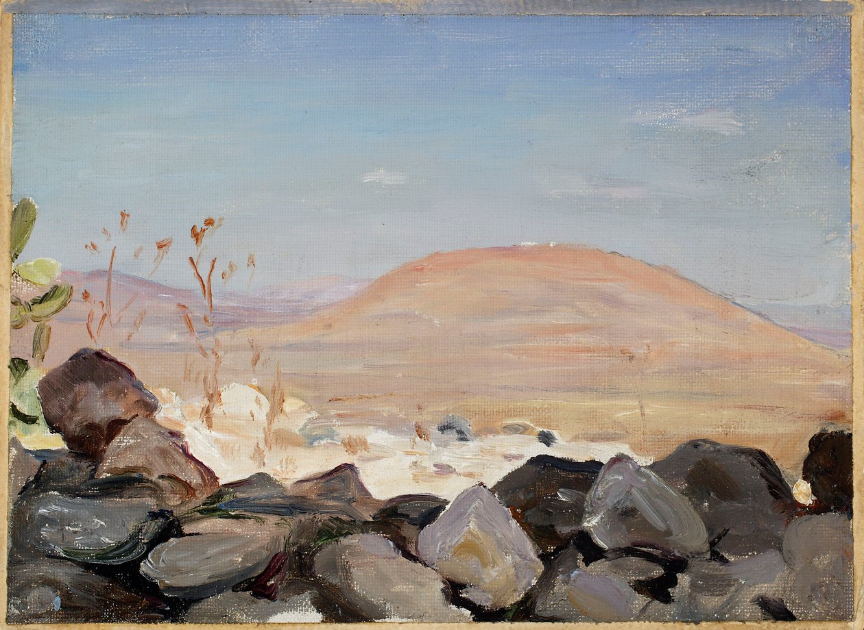 Góra Tabor. Aus der Reise nach Palästina von Jan Ciągliński
