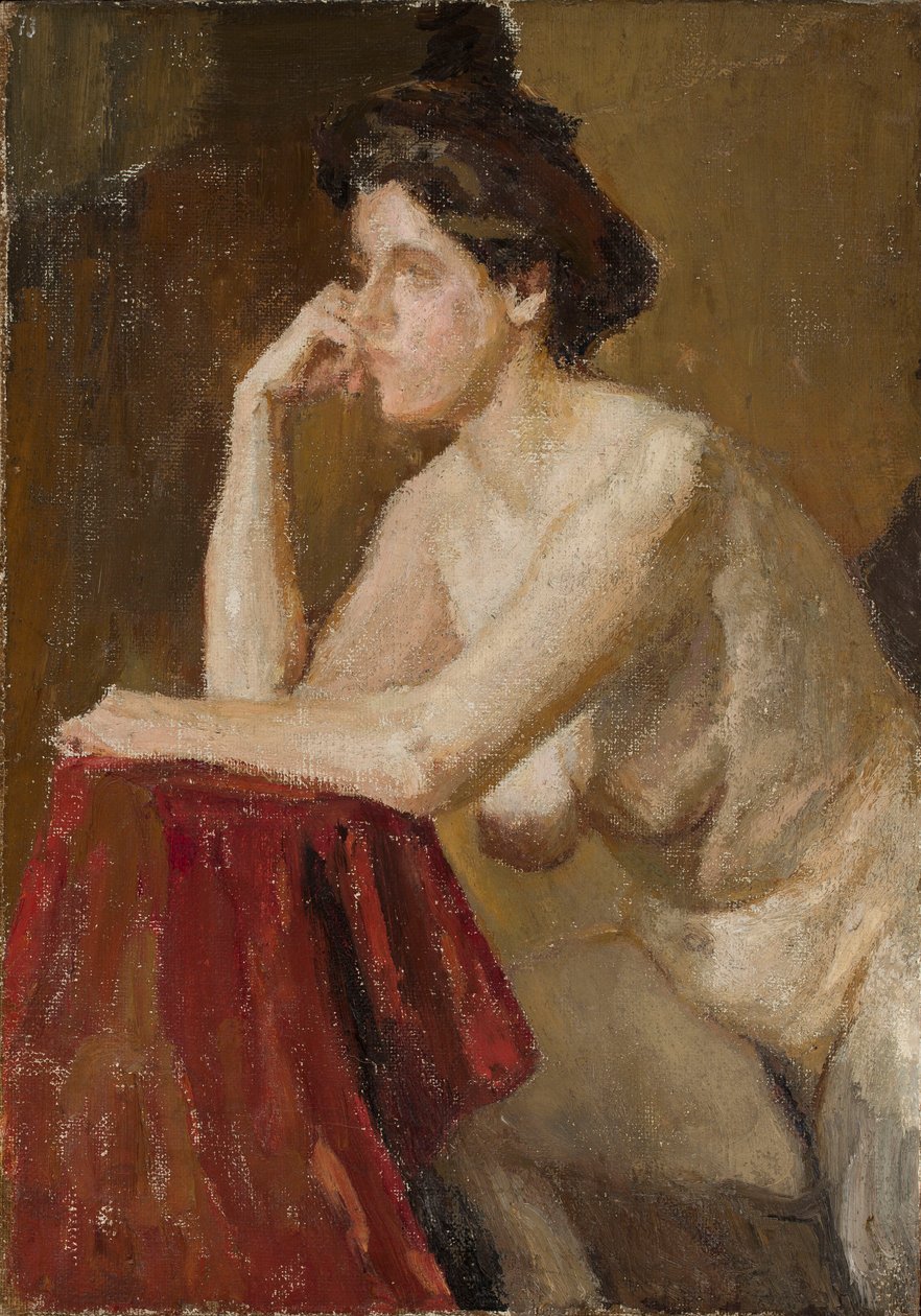 Modelka, Studie von Jan Ciągliński