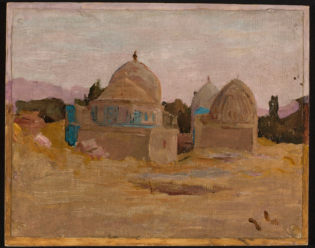 Samarkanda - Moschee Schah-Sinde. Aus der Reise nach Turkestan von Jan Ciągliński