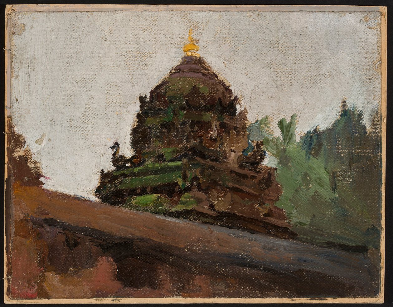 Alte Tempel in Madras. Aus einer Reise nach Indien von Jan Ciągliński