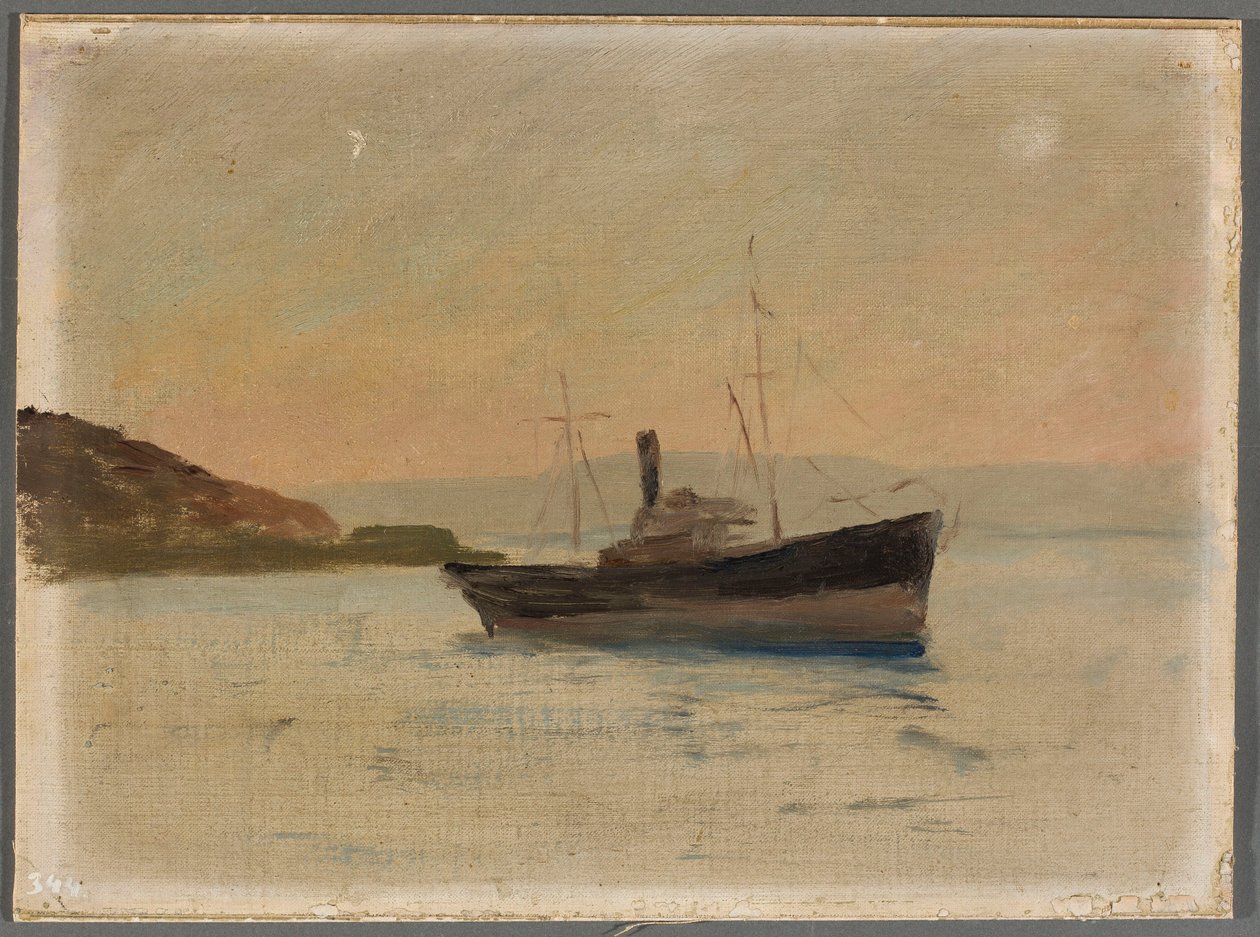 Schiff auf dem Schwarzen Meer. Von einer Reise nach Konstantinopel von Jan Ciągliński