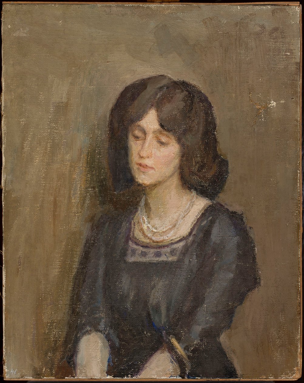Studienporträt einer Frau von Jan Ciągliński