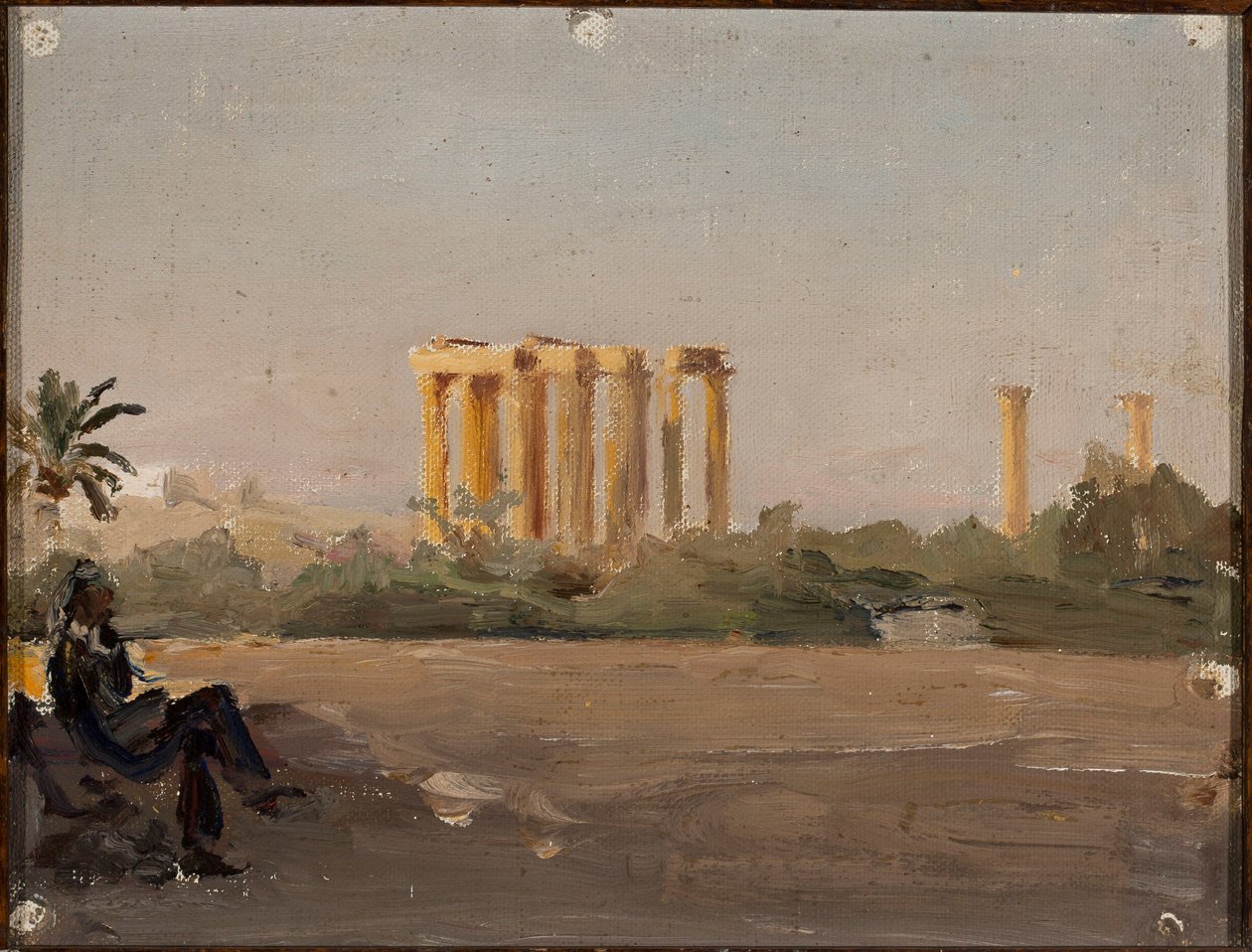Tempel des Jupiter in Athen. Aus der Reise nach Griechenland von Jan Ciągliński