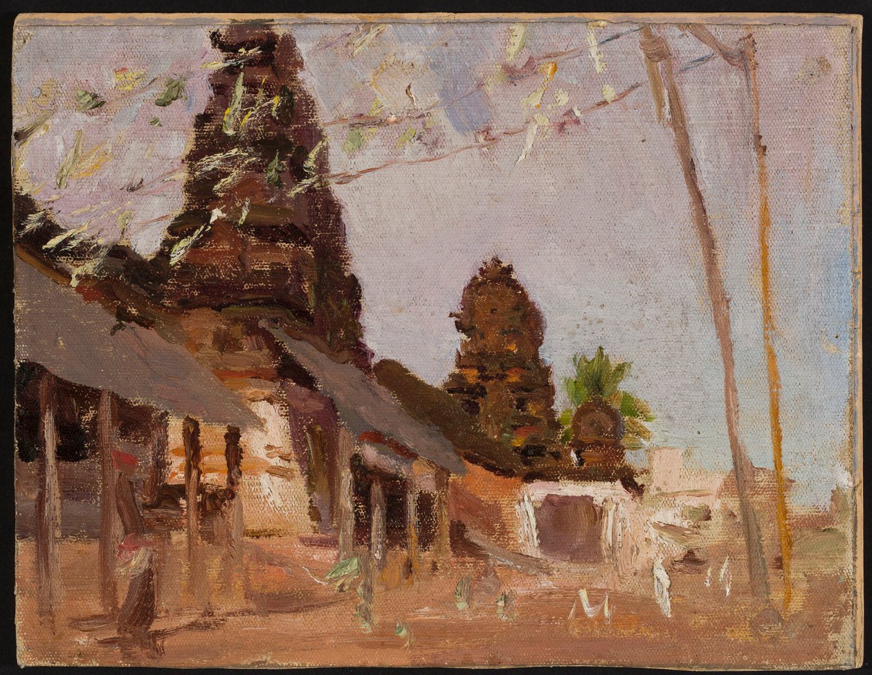 Straße in der Stadt - Studie. Von einer Reise nach Indien von Jan Ciągliński