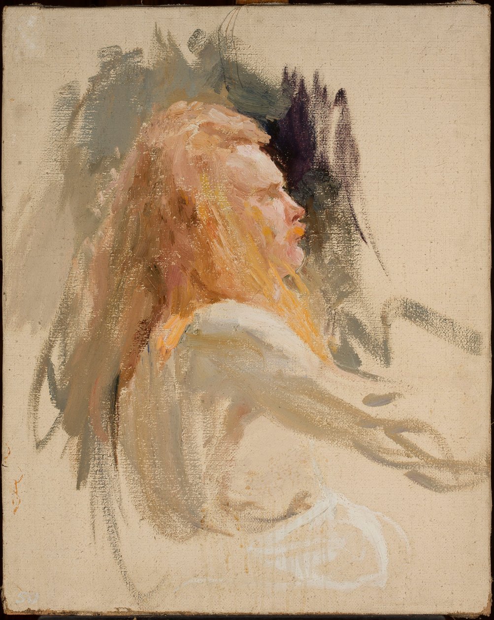 Zygfryd, Studienporträt von Jan Ciągliński