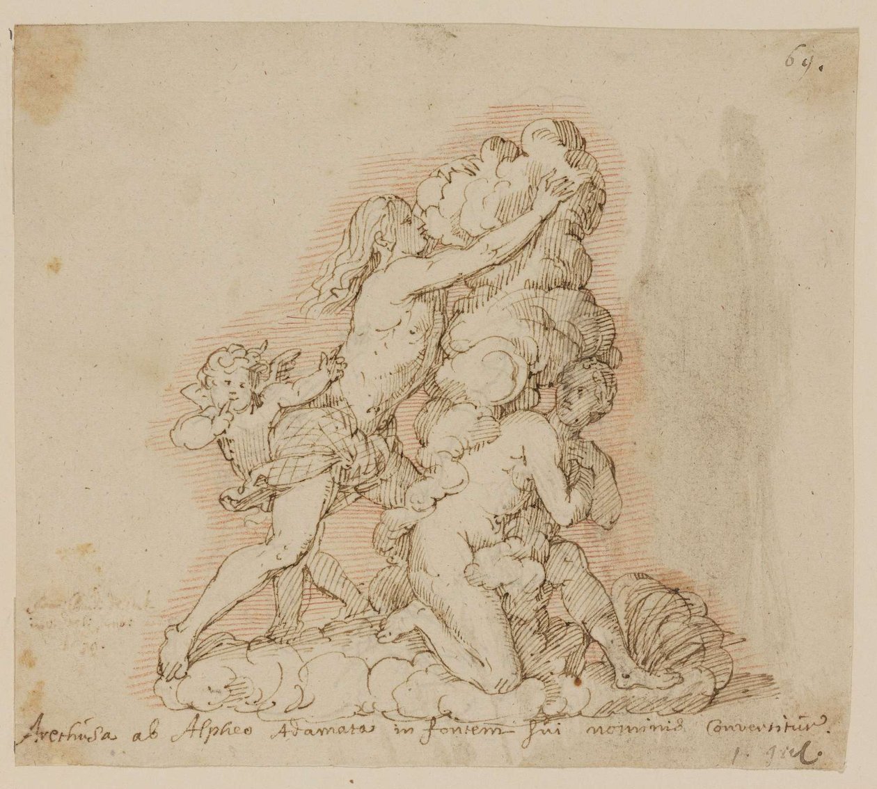 Alpheus und Arethusa von Jan Claudius de Cock