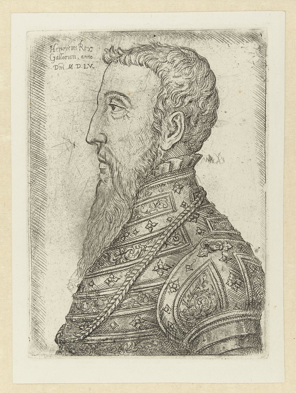 Porträt von Heinrich II von Jan Cornelisz Vermeyen