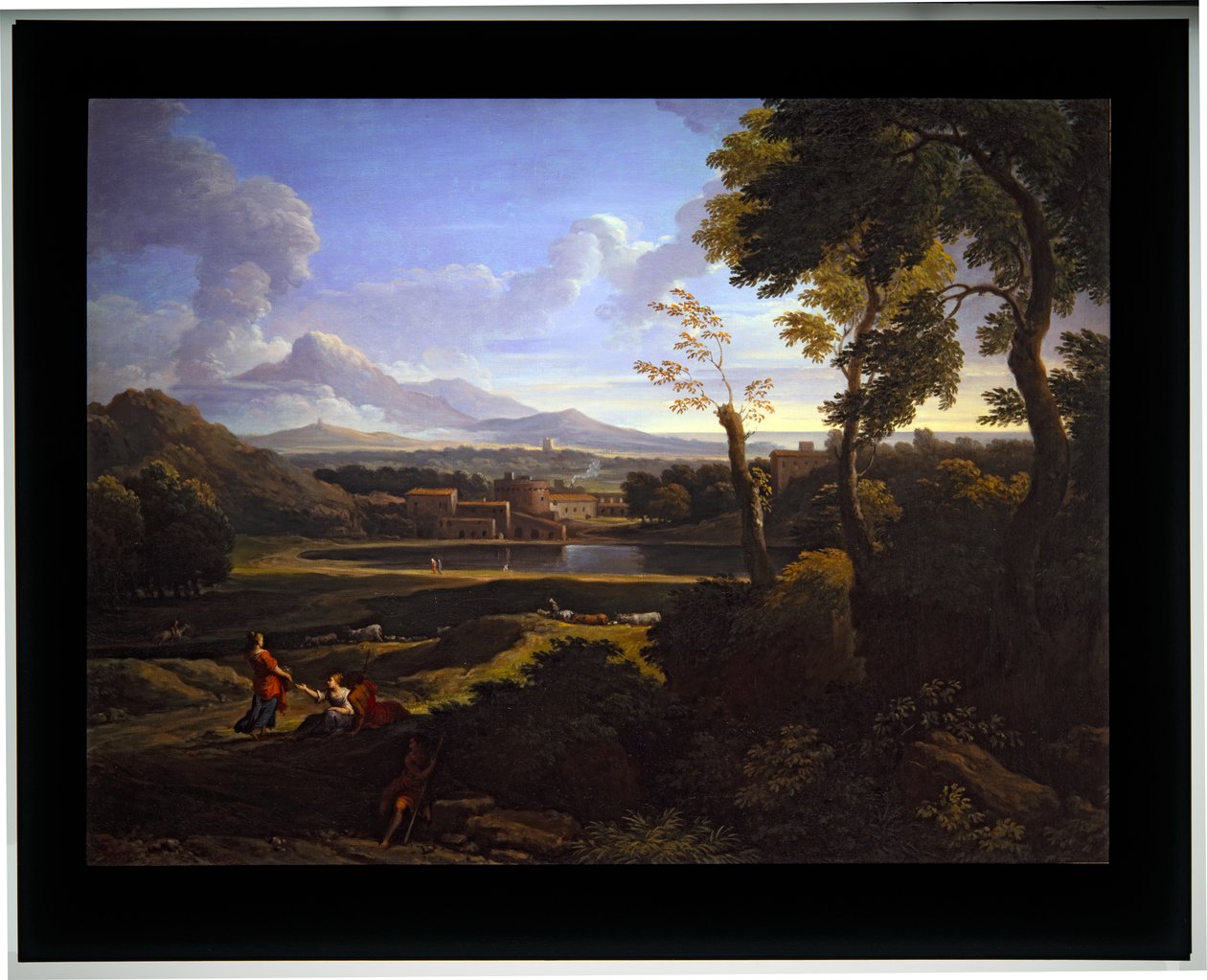 Zwei Landschaften, undatiert von Jan Frans van (1662 1749) Bloemen