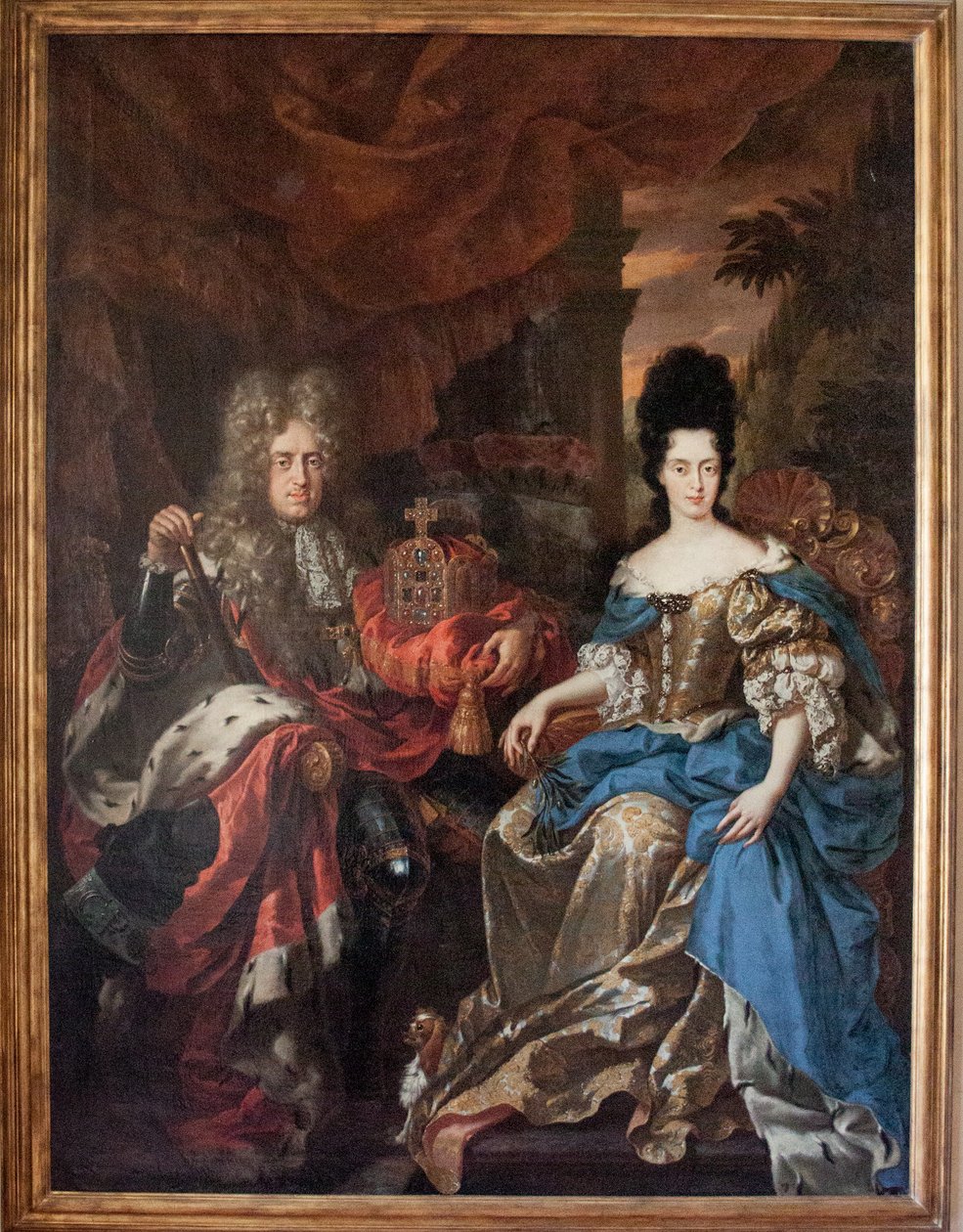 Doppelporträt von Johann Wilhelm von der Pfalz und Anna Maria Luisa de
