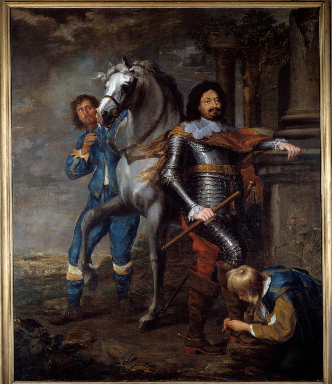 Der General Ottavio Piccolomini (1599-1656). Gemälde von Jan Van Bronckhorst (1603-1662) 17. Jahrhundert. Bayonne, Musée Bonnat von Jan Gerritsz. van Bronckhorst