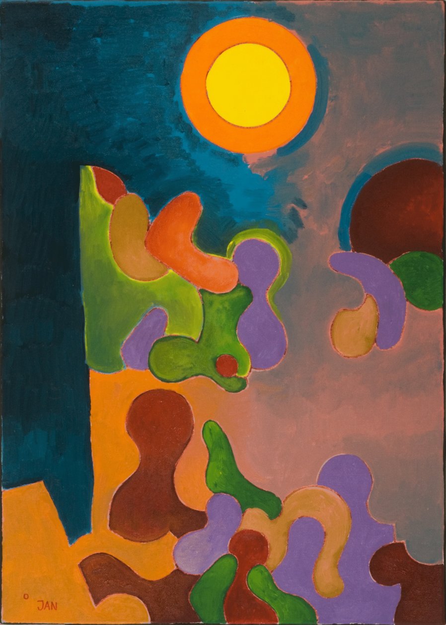 Oma erzählt Geschichten in der Dämmerung, 2009 von Jan Groneberg