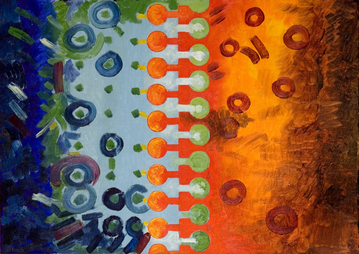 Reißverschluss, der heiß und kalt verbindet, 2006 von Jan Groneberg