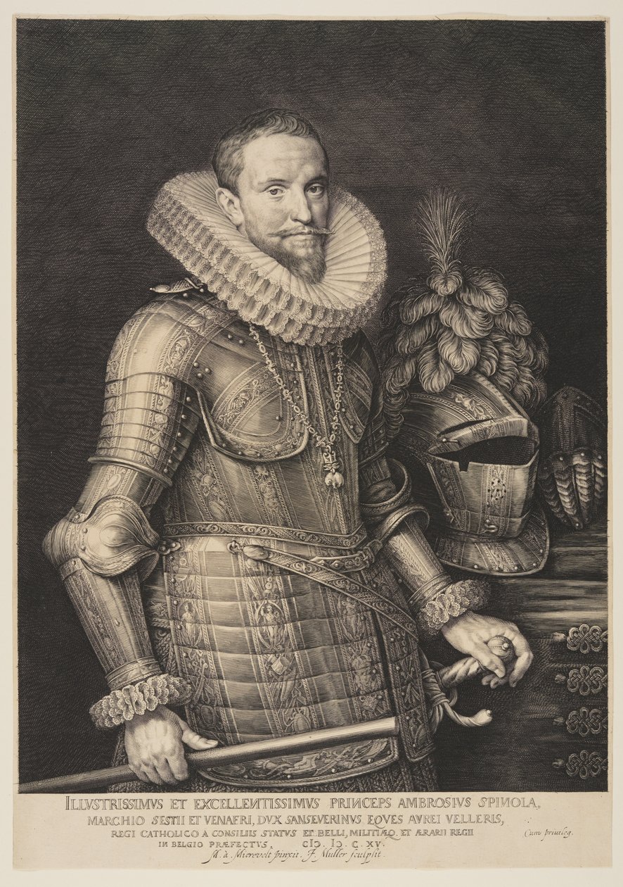 Ambrogio Spinola, Kommandant der spanischen Armeen in den Niederlanden von Jan Harmensz. Muller