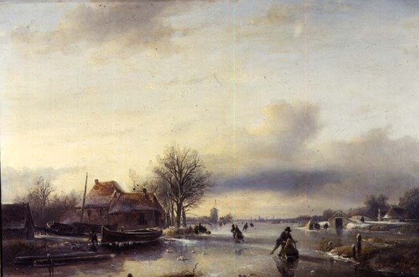 Winterlandschaft von Jan Jacob Spohler