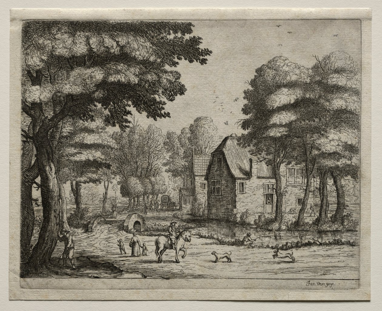 Die Steinbrücke von Jan Josephsz van Goyen