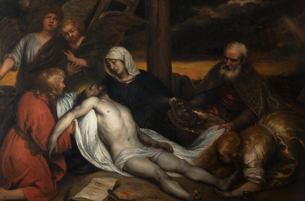 Beweinung Christi von Jan Lievens