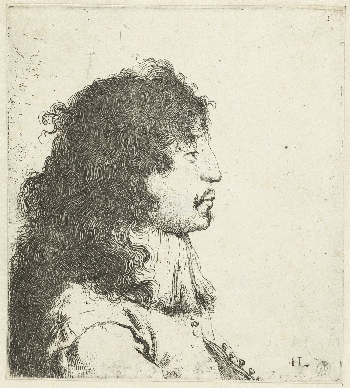 Büste eines jungen Mannes von Jan Lievens