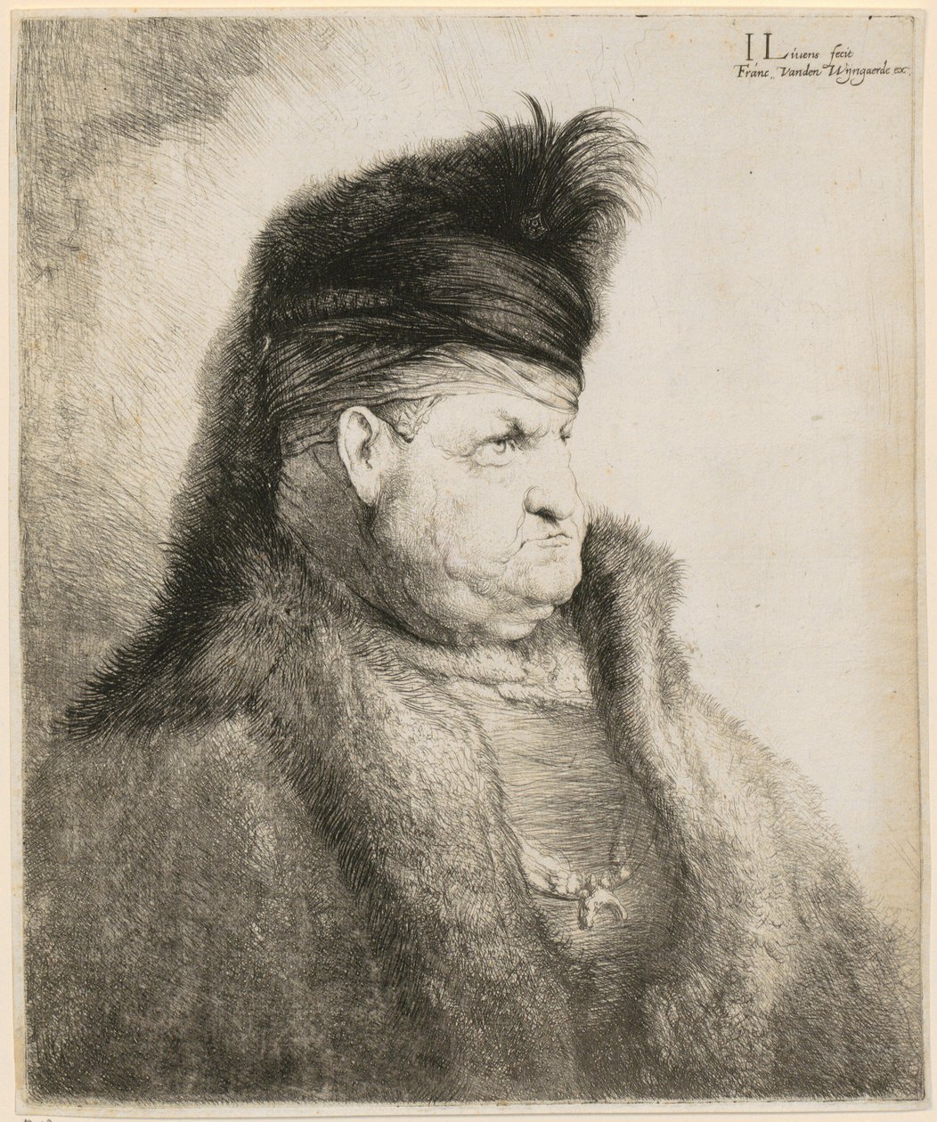 Brustbild eines Orientalen von Jan Lievens