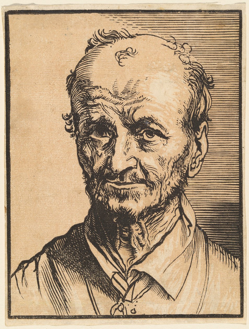 Büste eines glatzköpfigen Mannes von Jan Lievens